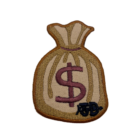 "Money Bag" 3D Velcro Patch