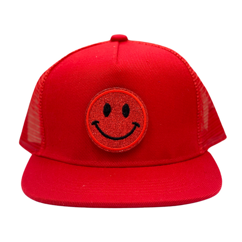 "Red Hot" Velcro Trucker Hat - Junior Sized