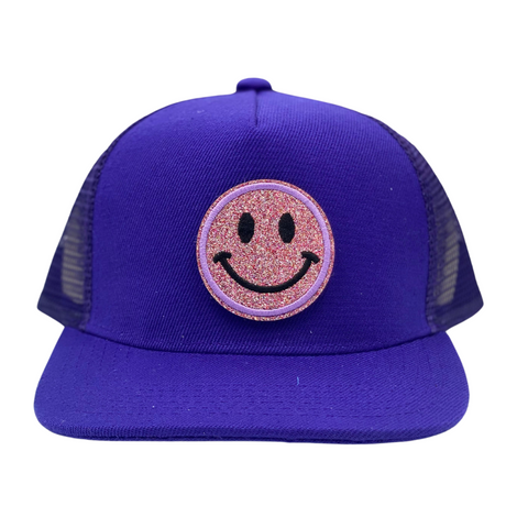 "Grape" Velcro Trucker Hat - Junior Sized