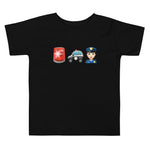 "Police Officer" Toddler T-Shirt - Female, Fair Skin Tone