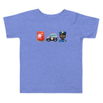 "Police Officer" Toddler T-Shirt - Girl, Dark Skin Tone