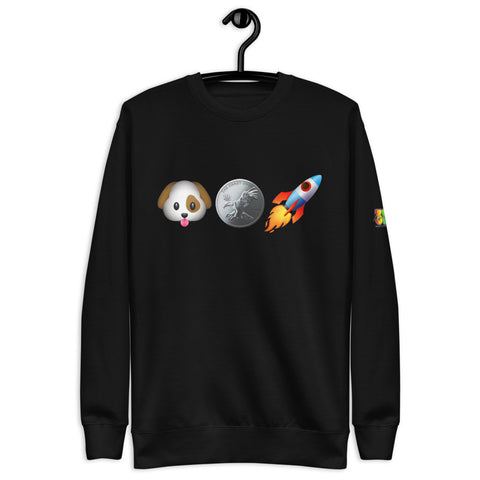"Doge To The Moon" Adult Sweatshirt
