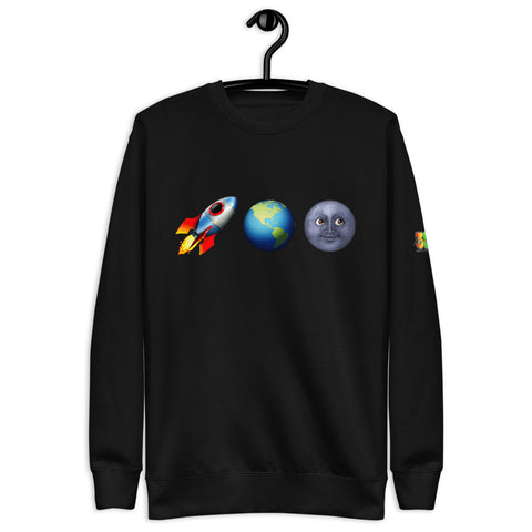 "To The Moon" Adult Sweatshirt