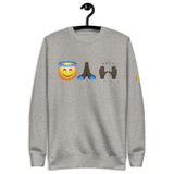 "Blessed" Adult Sweatshirt - Dark Skin Tone