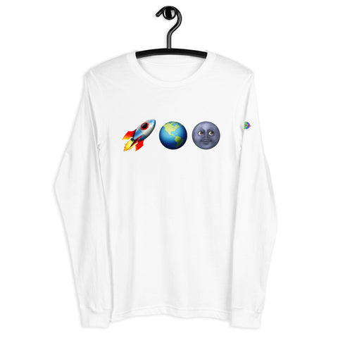 "To The Moon" Adult Long Sleeve T-Shirt