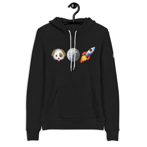"Doge To The Moon" Adult Hoodie