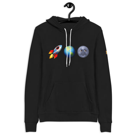 "To The Moon" Adult Hoodie