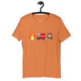 "Firefighter" Adult T-Shirt - Female, Fair Skin Tone