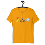 "Marathon" Adult T-Shirt - Male, Dark Skin Tone