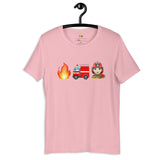 "Firefighter" Adult T-Shirt - Female, Fair Skin Tone