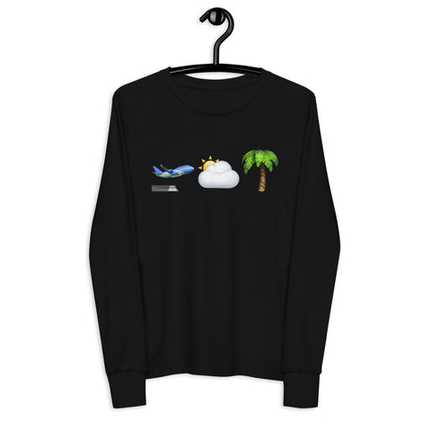 "Vacation Time" Junior Long Sleeve T-Shirt