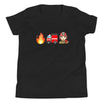 "Firefighter" Junior T-Shirt - Boy, Fair Skin Tone