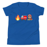 "Firefighter" Junior T-Shirt - Boy, Medium Skin Tone