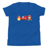 "Firefighter" Junior T-Shirt - Boy, Fair Skin Tone